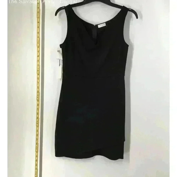 Babaton Women's Size 10 Black Sleeveless Knee Length Dress Elegant Grunge Goth - Picture 1 of 6